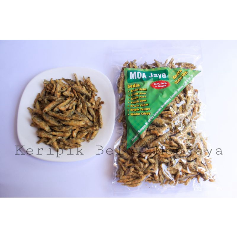 

Wader Crispy Super /Asli wader Pari tanpa minyak MoaJaya 250 gr