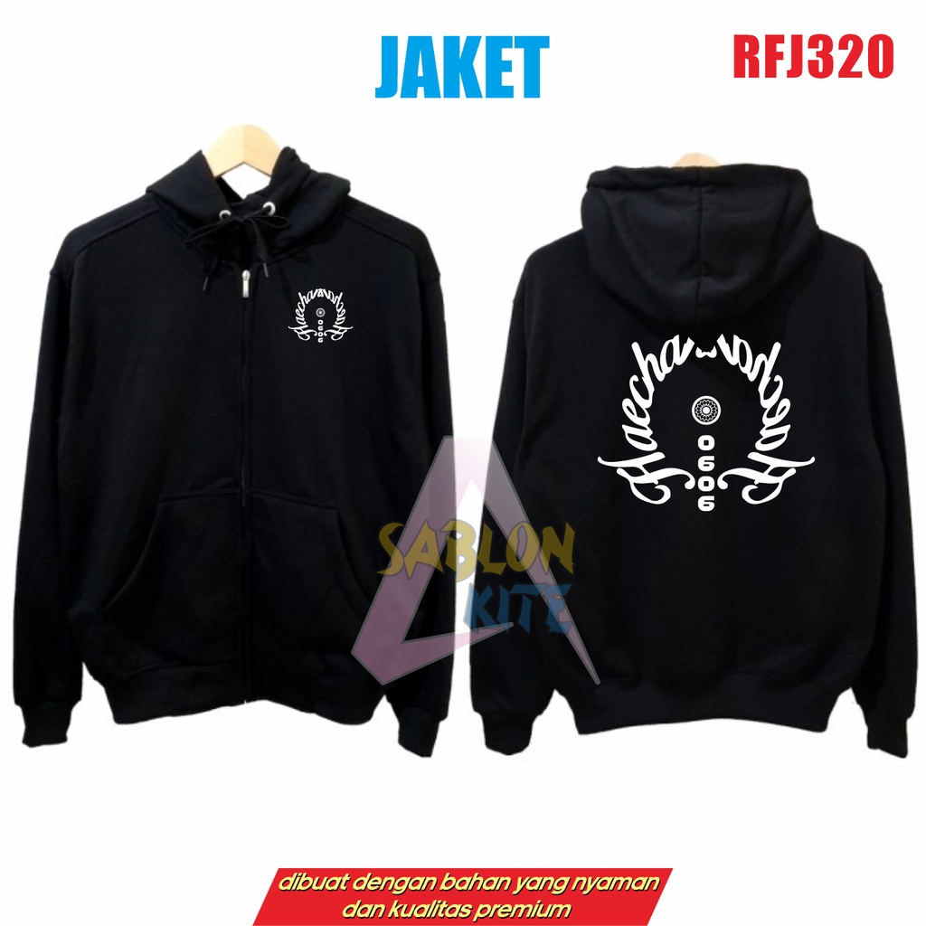 MURAH!!! HOODIE HAECHANAHCEAH RFJ320 SABLON DEPAN BELAKANG