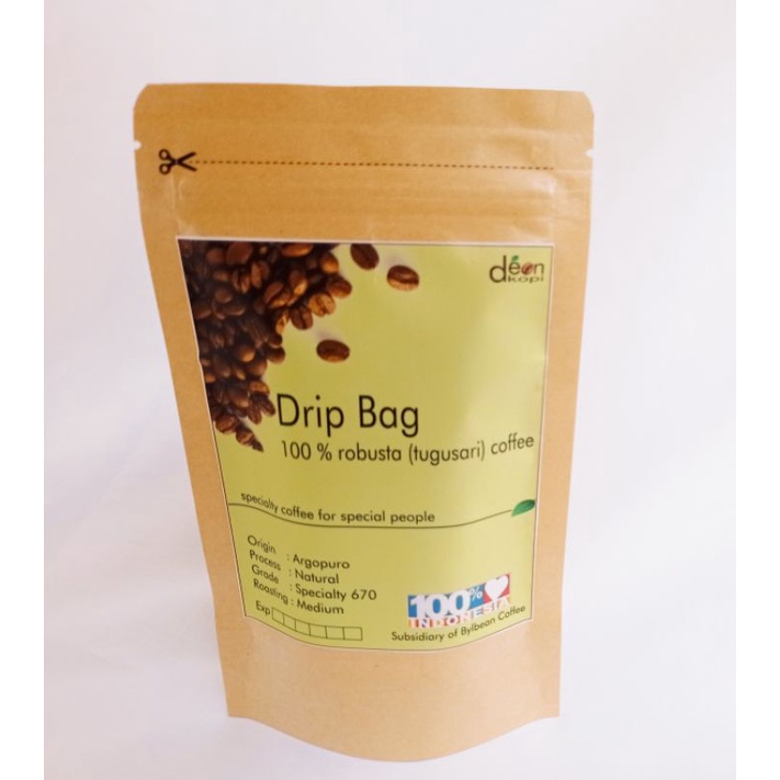 

drip bag kopi robusta 100% original