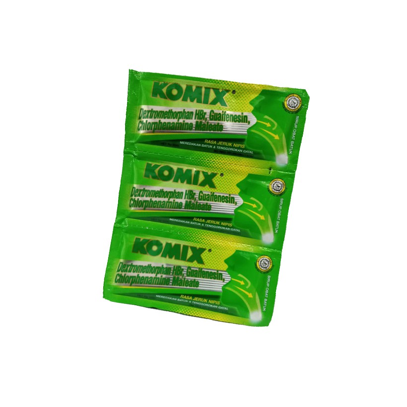 [BOX] Komix Batuk 1 Box isi 30 Sachet / Peppermint / Jeruk Nipis / Jahe / Meredakan Batuk