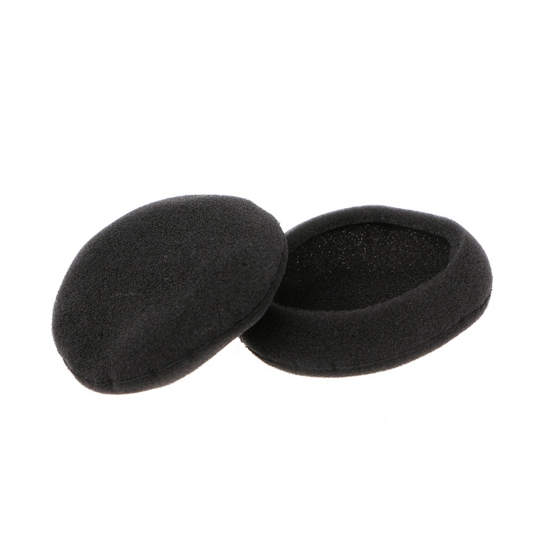 Btsg 10Pcs / set Bantalan Telinga Pengganti Bahan Memory Foam Lembut 50mm Untuk Headset