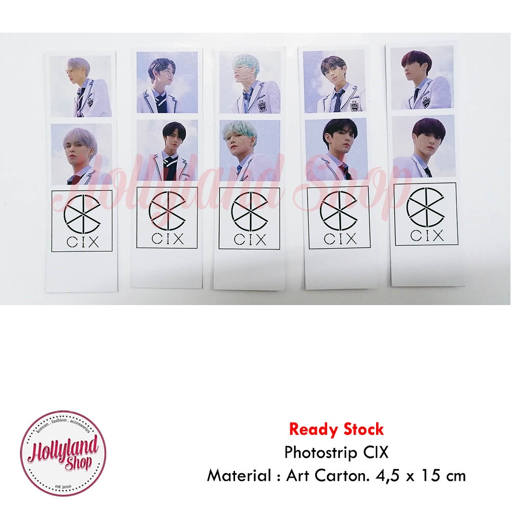 

Photostrip Bookmark CIX (3pcs) Unofficial