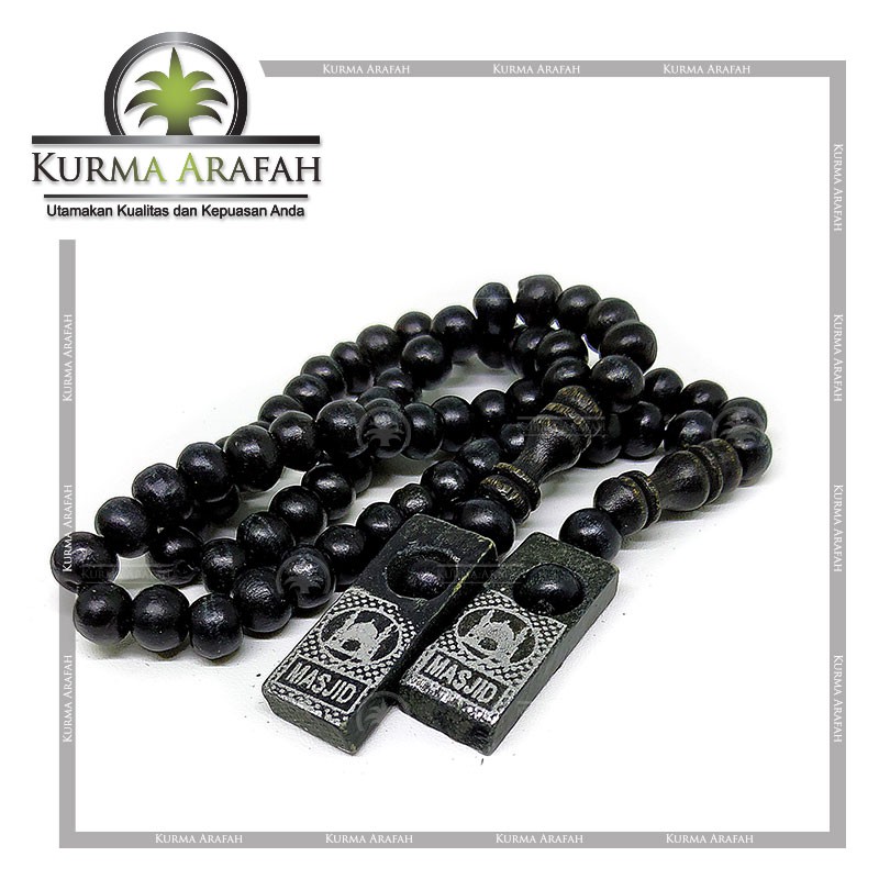 Tasbih kayu 33, souvenir pernikahan tasbih kayu