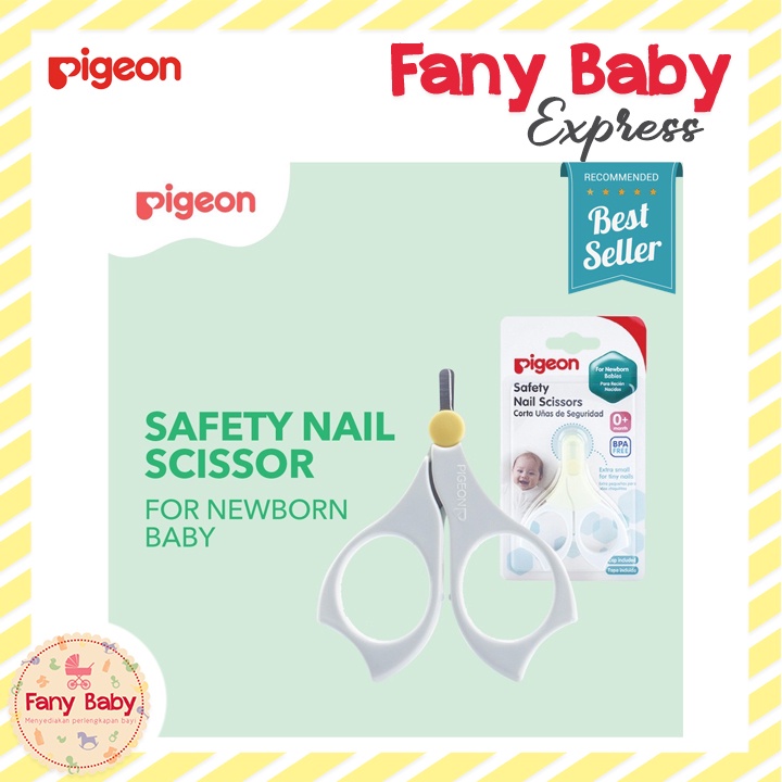 PIGEON BABY SAFETY NAIL SCISSORS - NEWBORN / PR050521