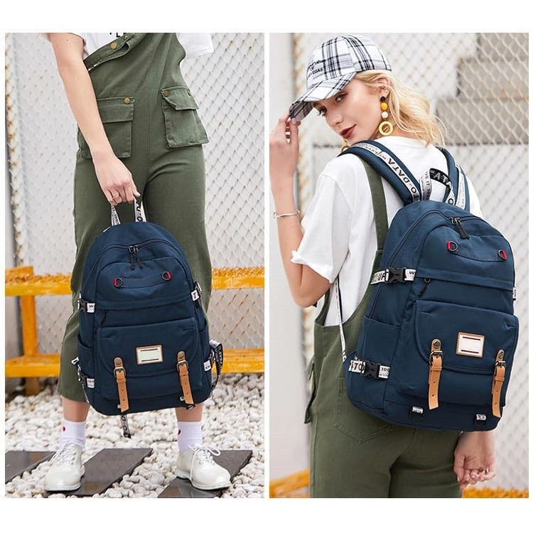 [COD] Tas Ransel Remaja Perempuan Sekolah Backpack Terbaru Style Korea