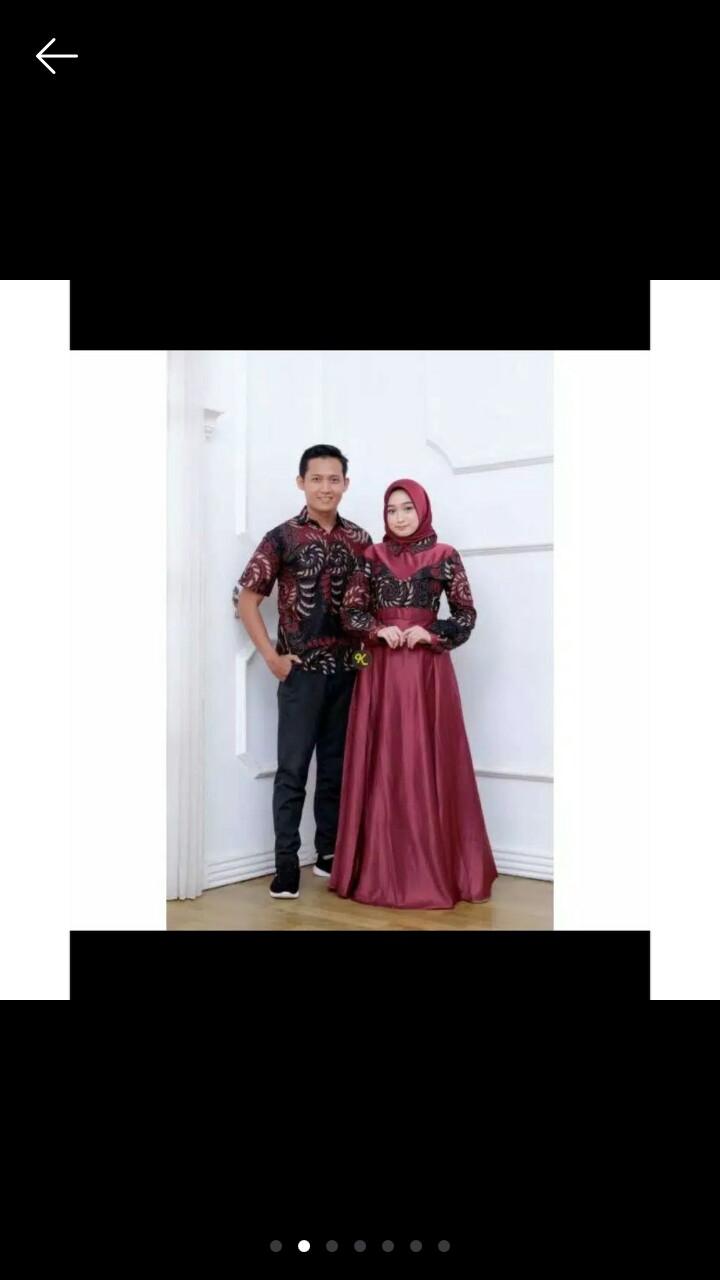 Maura Couple - Sania Ruffle Batik Couple Ori Ndoro Jowi Dnt Garansi Termurah Shopee - Batik Couple