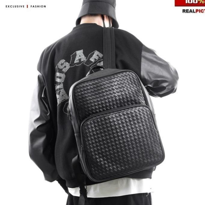 Laptop ASUS VivoBook S14 M433IA 14" Tas Ransel Import Leather Anyaman