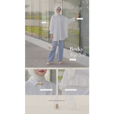 BECKY TOP WHITE ISH