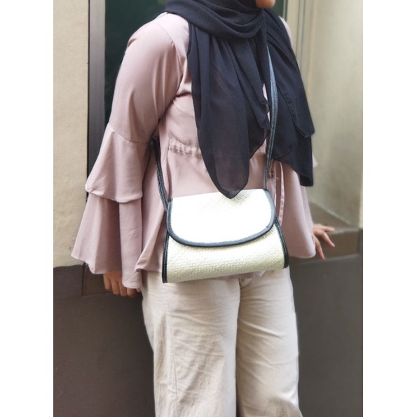 Tas aetnik anyaman pandan Tasikmalaya Pengiriman Jakarta