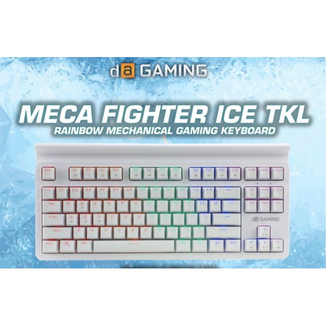 White Keyboard Gaming Digital Alliance Meca Fighter Ice