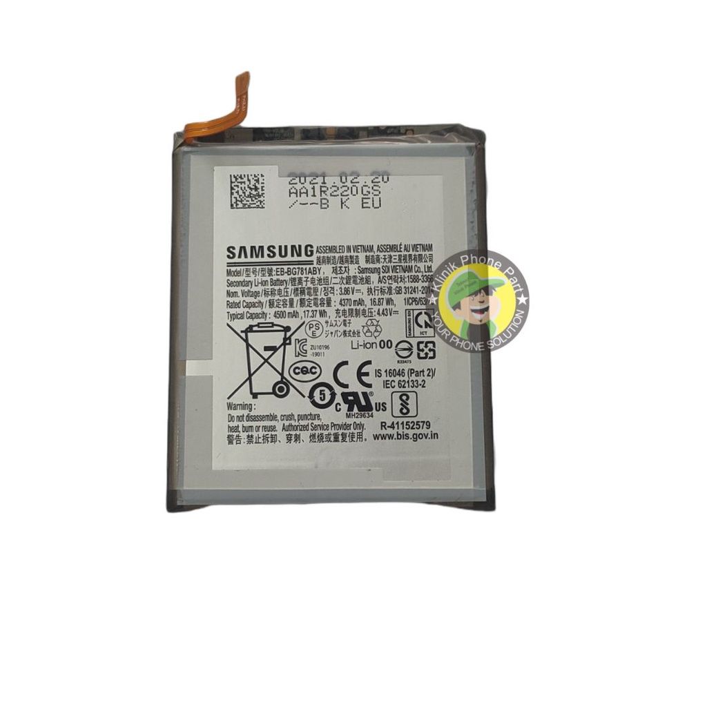 baterai ori copotan samsung A52