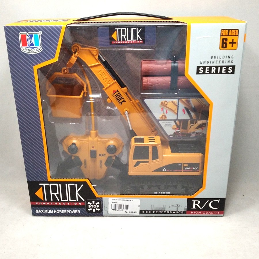Mainan Anak Remote Control RC Crane Alat Berat HengJian 689-804