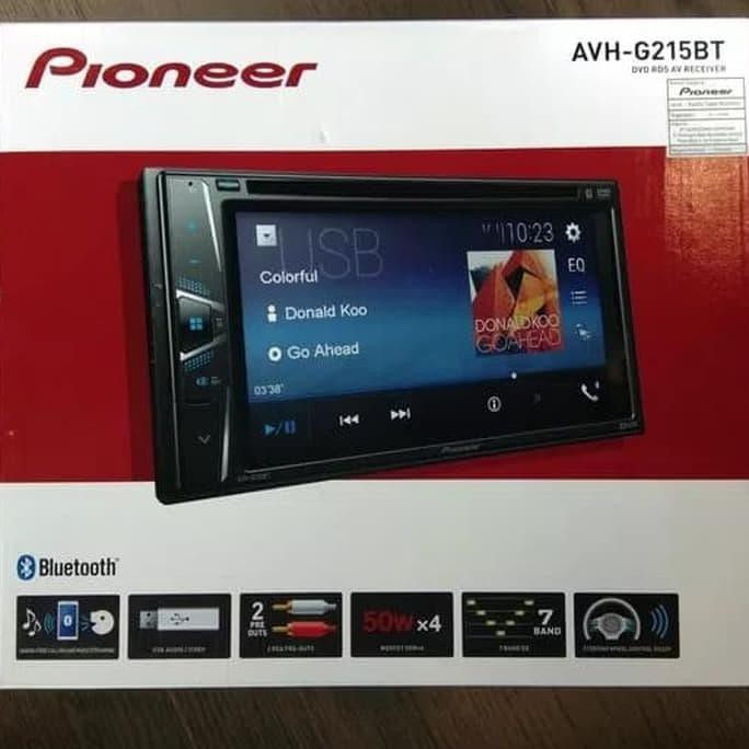 Pioneer AVH-G215BT Tape Mobil AVH G215 BT Double Din Head Unit Audio