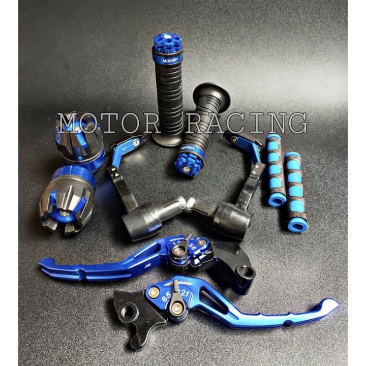 PROGUARD ROBOT BAHAN LOGAM BABET + HANDLE REM NMAX-VIXION-VARIO + HANDGRIP RING + JALU AS + KARET HANDLE REM