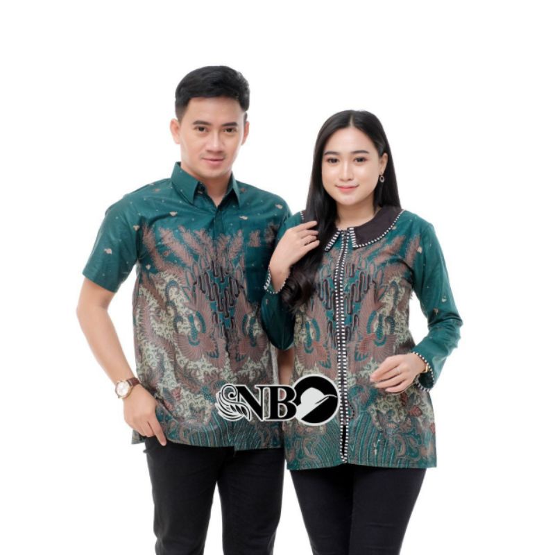 Maura Couple - Sania Ruffel Batik Couple Ori Ndoro Jowo Garansi Termurah Shopee - new model BATIK MODERN SOLO