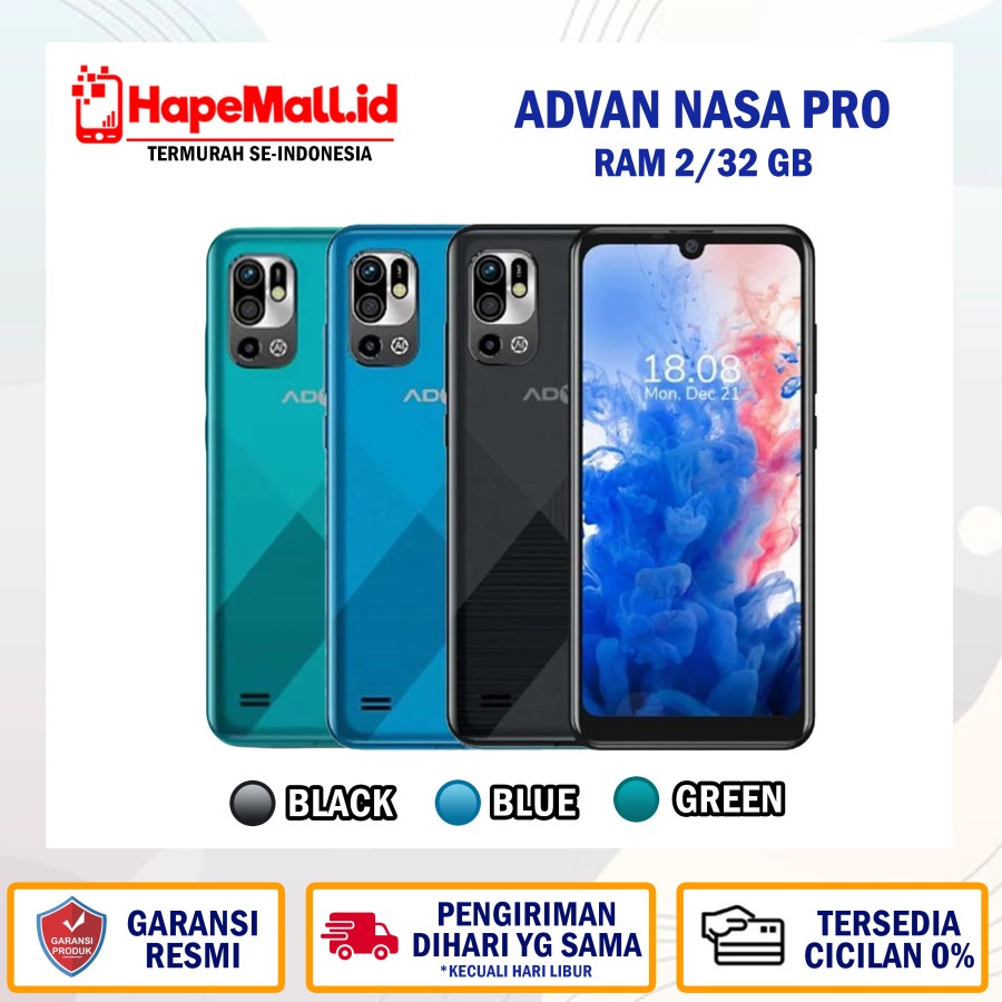 ADVAN NASA PRO RAM 2/32 GB GARANSI RESMI ADVAN INDONESIA TERMURAH