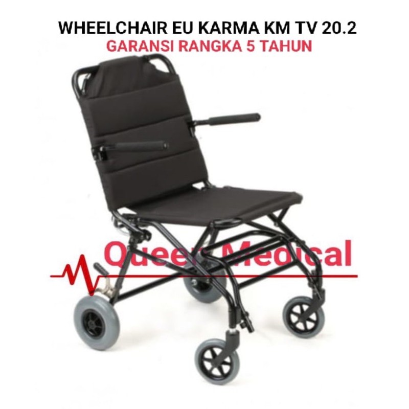 Kursi Roda Karma Travelling KM-20.2 Black Edition Eu Karma Travel
