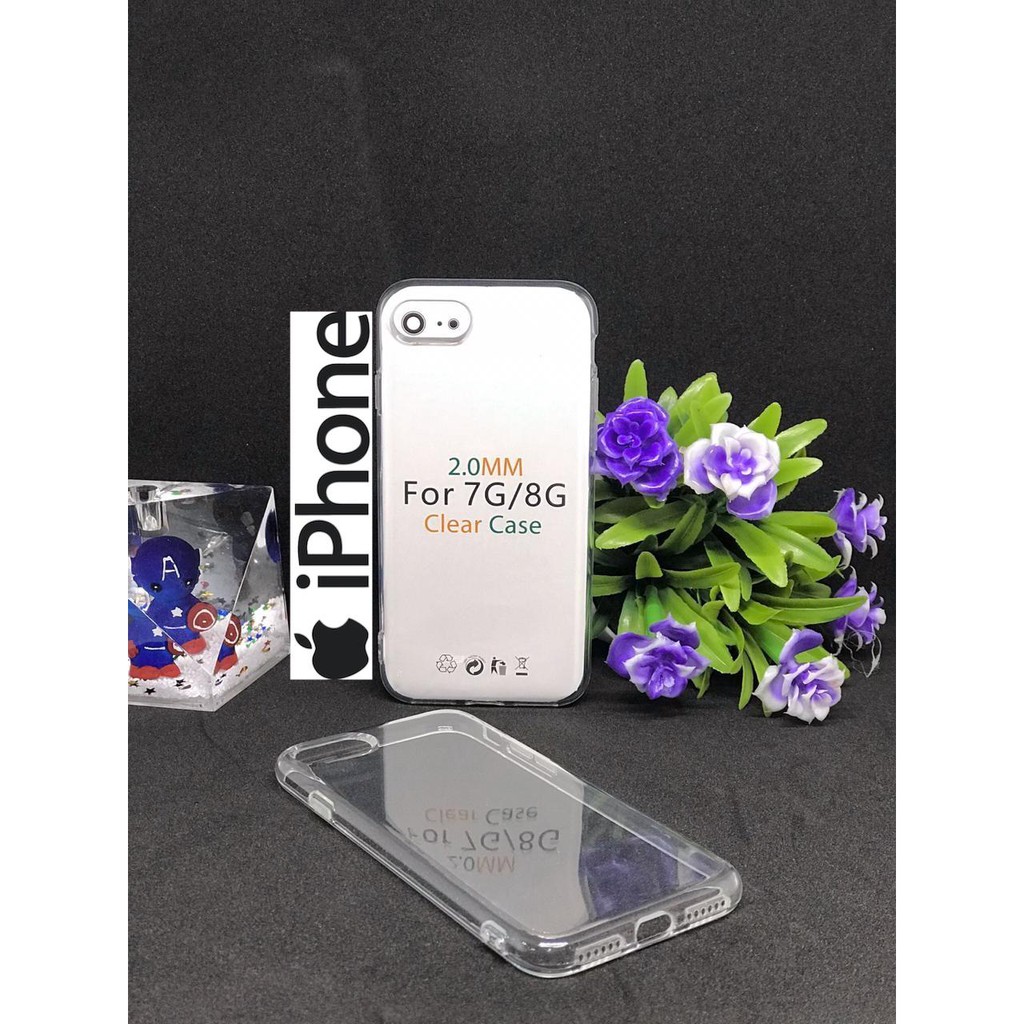

CLEAR CASE HD 2.0MM IPHONE ORIGINAL 2mm BAHAN BENING TEBAL