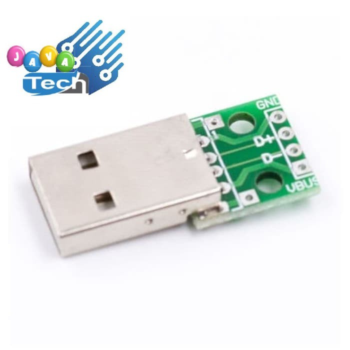 Male USB Type A to DIP 2.54mm Adapter