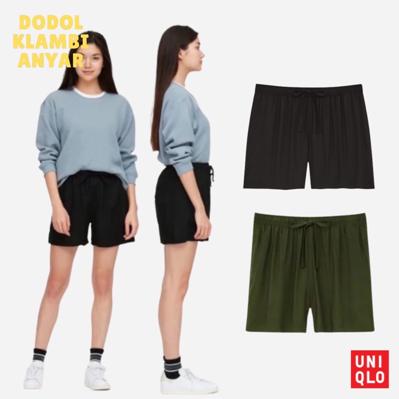 Celana Pendek Uniqlo Cewek Perempuan / Kulot Pendek Cewek Uniqlo / Uniqlo Rellaco