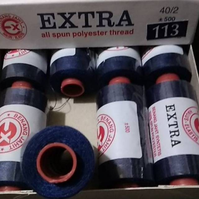 Benang jahit EXTRA code 113(biru)