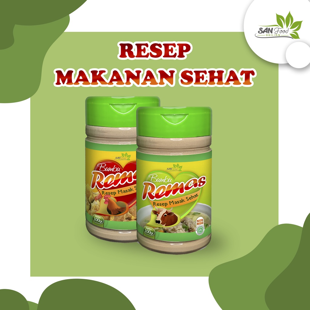 

Sanfood Bumbu kaldu Remas (Resep Masak Sehat) non MSG 100gr