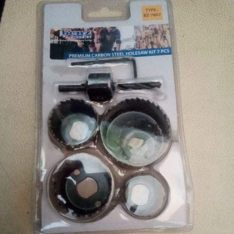 benz werk holesaw mata bor lobang lubang bulat gergaji set murah termurah