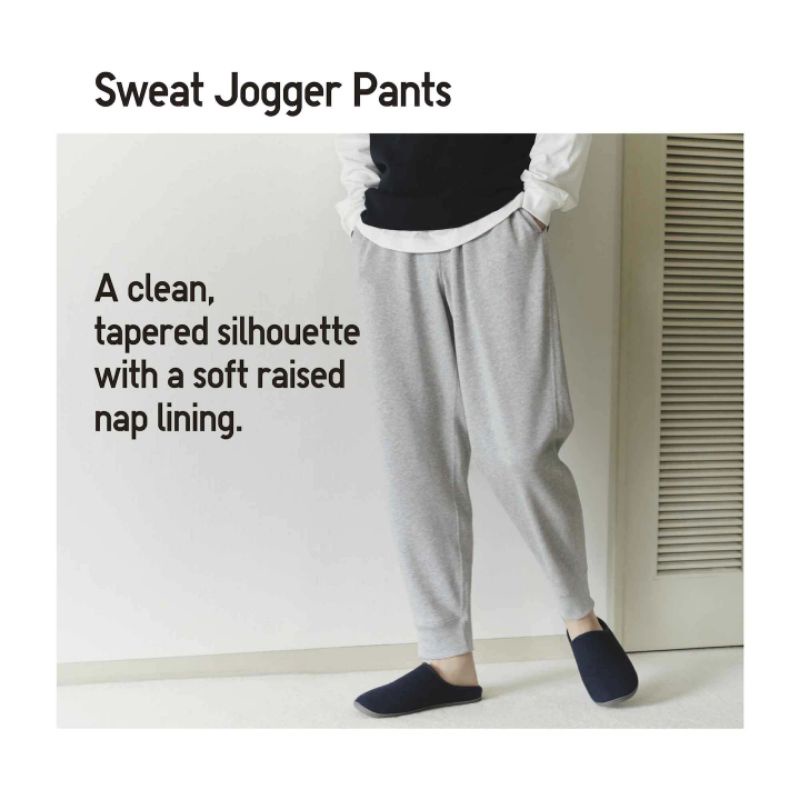 UNIQLO CELANA SWEAT ANKLE ORIGINAL/UNIQLO JOGGER PANTS/UNIQLO SWEATPANTS ORIGINAL