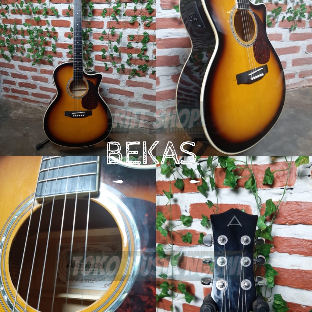 Gitar AKUSTIK SECOND/BEKAS Original ANDERSON murah meriah