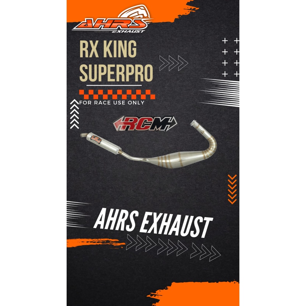 KNALPOT KENALPOT MOTOR EXHAUST YAMAHA RXK RX-KING RX KING RXS RX SPESIAL SPECIAL SUPERPRO ORI ORIGINAL AHRS ASLI