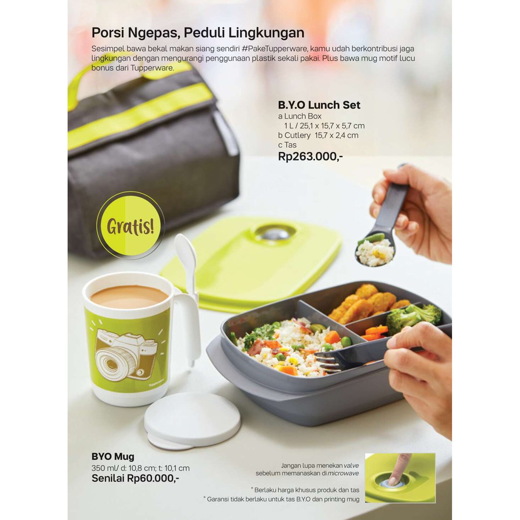 TERMURAH Paket Byo Lunch set with Mug