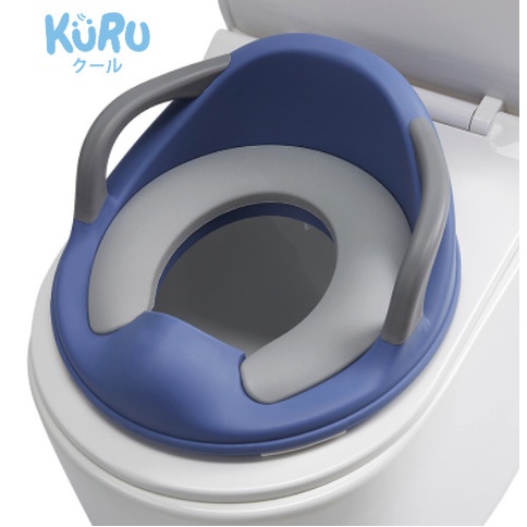 KURU Potty 8921 Training Rabbit Series - Pispot Anak Motif Kelinci || Kuru Baby Potty Seat 8857 with Handle - Alas Duduk Toilet Anak