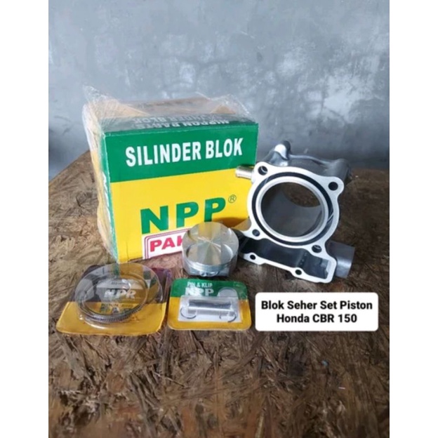 BLOK SEHER BLOK SILINDER CYLINDER SET PISTON HONDA CBR 150 CBR 150 K15 ORI ORIGINAL NPP