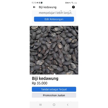 

biji kedawung kering
