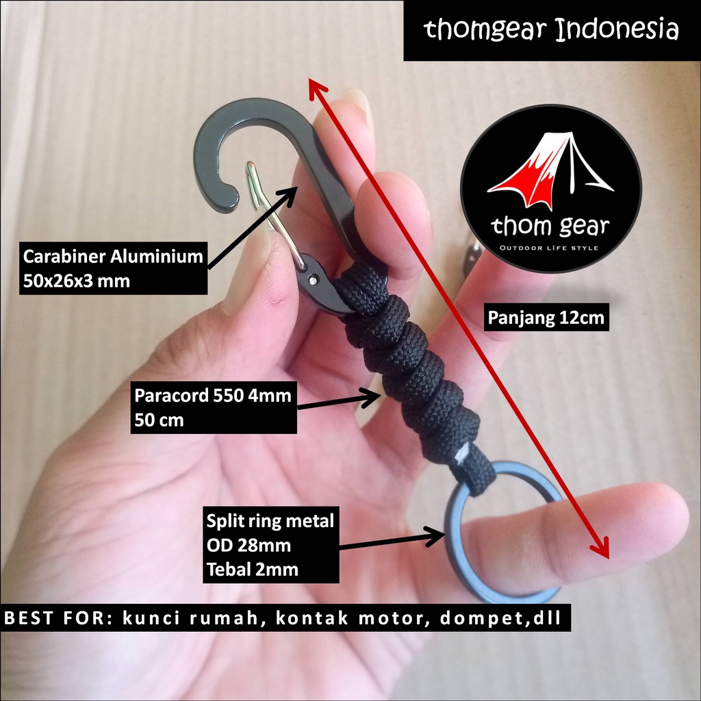 Gantungan Kunci Kuat Dan Awet Untuk Kunci Rumah Kontak Sepeda Motor Brangkas Thomgear Paiton Probolinggo