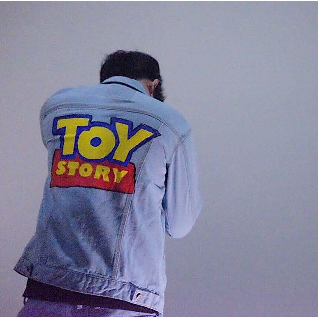 PROMO Jaket Jeans Denim Lukis custom