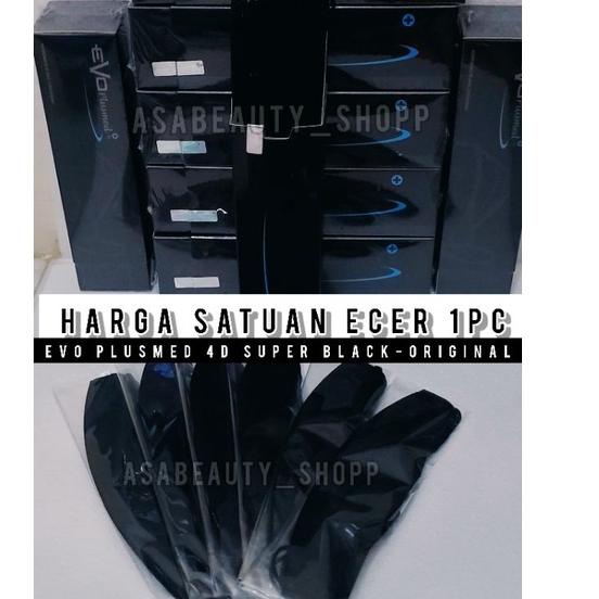 ☑️ MASKER EVO PLUSMED 3 PLY 4D SUPER BLACK GROSIR ECER | LIMITED EDITION | EVOPLUSMED ECER/SATUAN