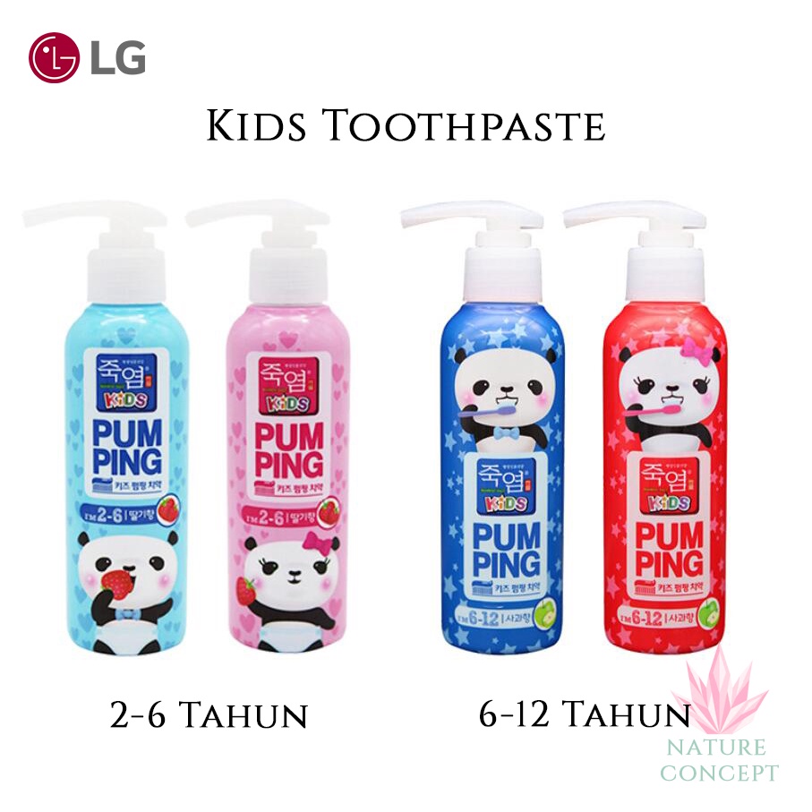 Odol Pasta Gigi Anak2 LG Korea Bamboo Salt Kids Toothpaste