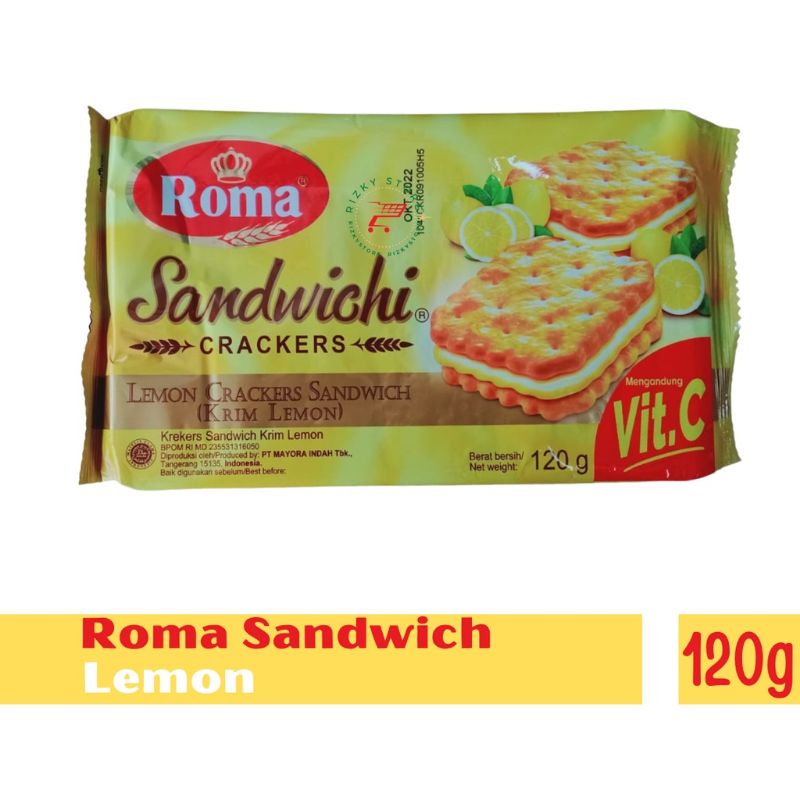 

Roma Sandwich Lemon 120gr