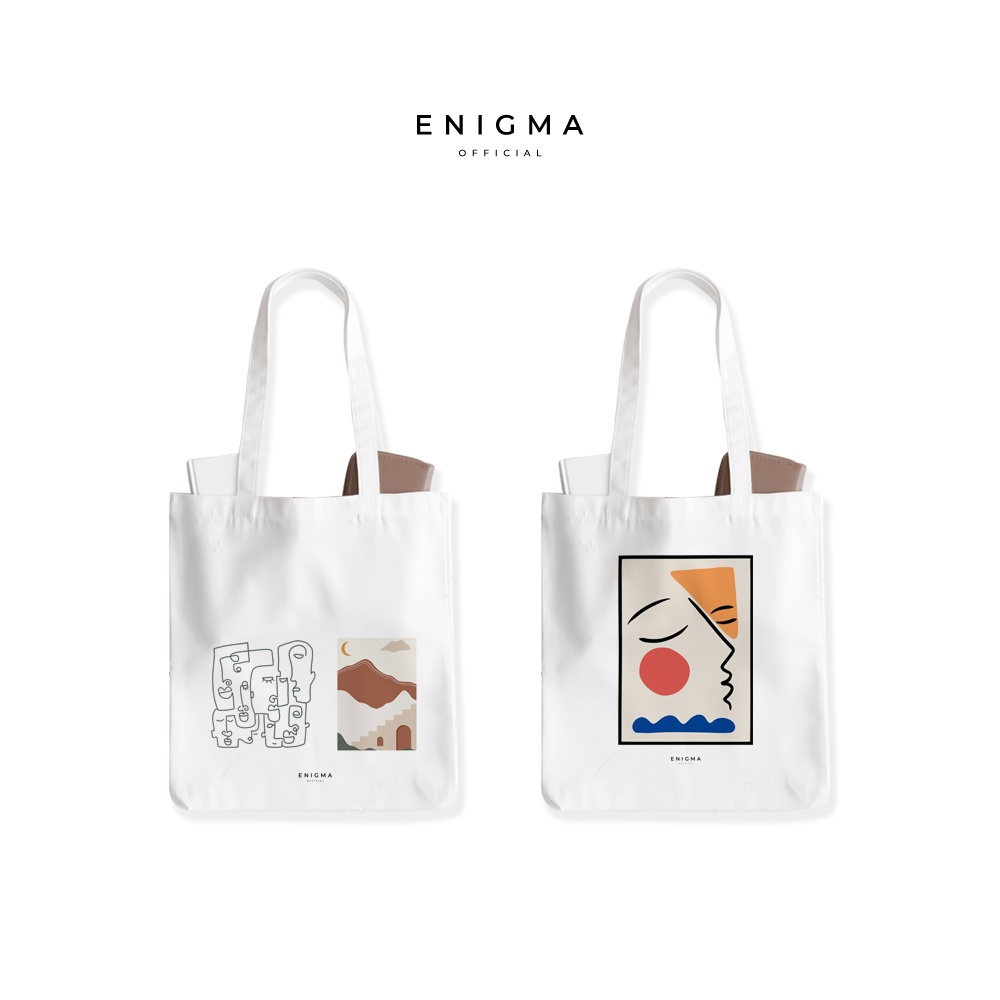 TERBARU TOTEBAG KANVAS AESTHETICS ORIGINAL ENIGMA OFFICIAL TOTEBAG WANITA TAS TOTE BAG