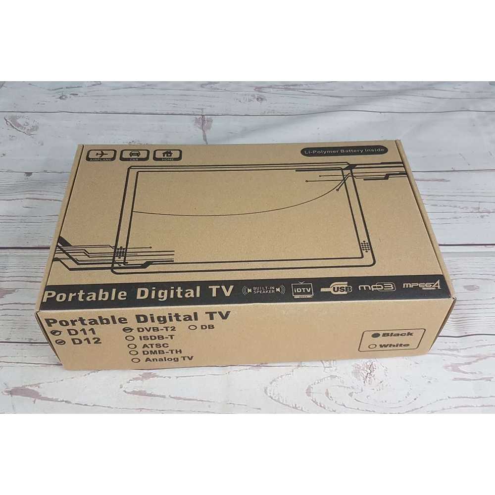 Taffware Portable TV Monitor 11.6 Inch DVB-T2 - D12