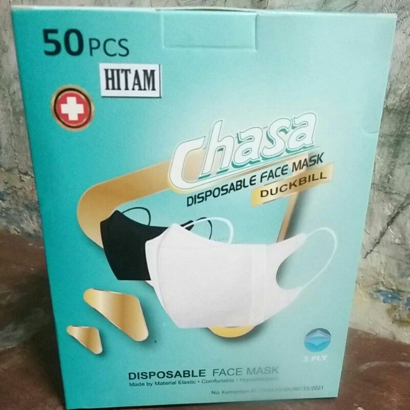10 pc Masker Duckbill chasa disposable face mask