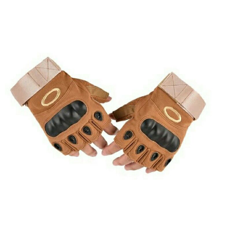 Sarung Tangan Oakley Half Finger Tactical Outdoor/Sarung Tangan Motor, Sepeda, Hiking Outdoor