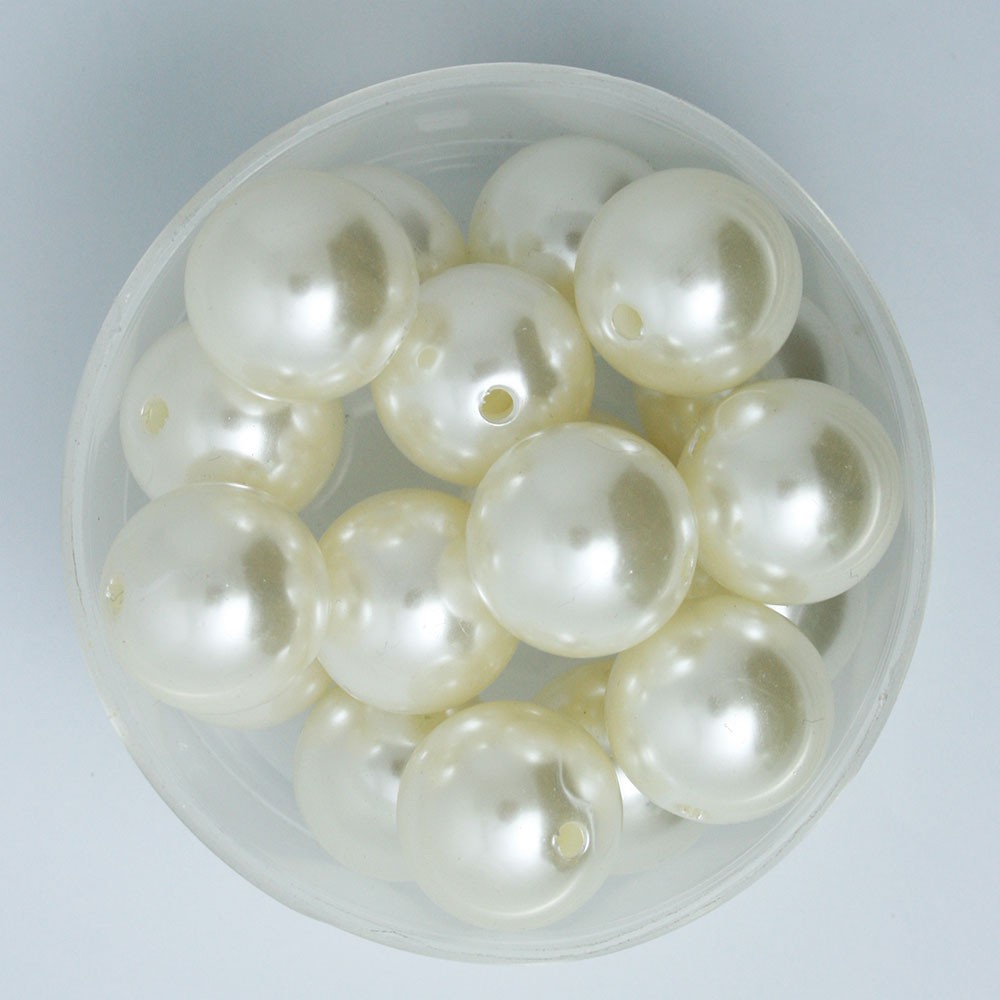 Fashion 4/6/8/10/12/14/16/18/20 MM 10-1000 PCS/Bag ABS Plastic Pearl Beads Clothing Accessories Sewing Embellishment