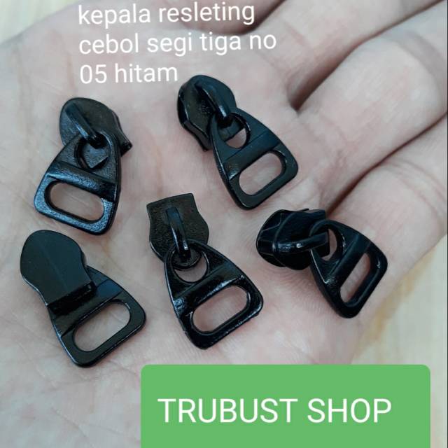 Kepala resleting zipper koil no 5 jual per pack isi 100pc