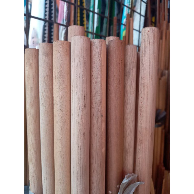 Kayu Dowel / Bulat Diameter 1,4cm - 1,5cm Panjang 120cm