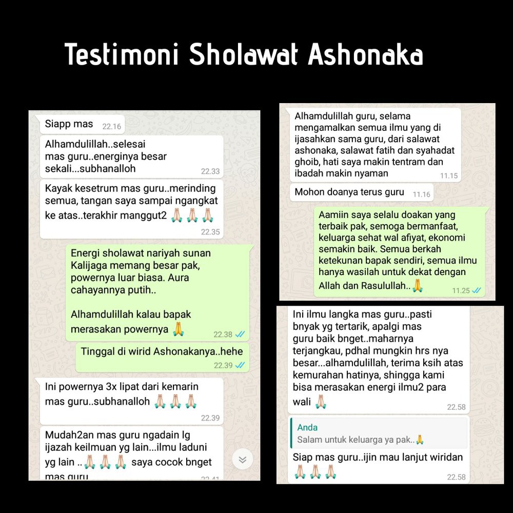 Program Ijazah Sholawat Ashonaka Parts Shopee Indonesia