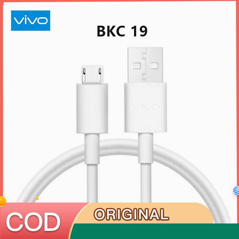 Vivo Original 100% Charger Sesuai Adapter 10W/18W &amp; USB Data Cable 2A &amp; USB Data Cable Type C