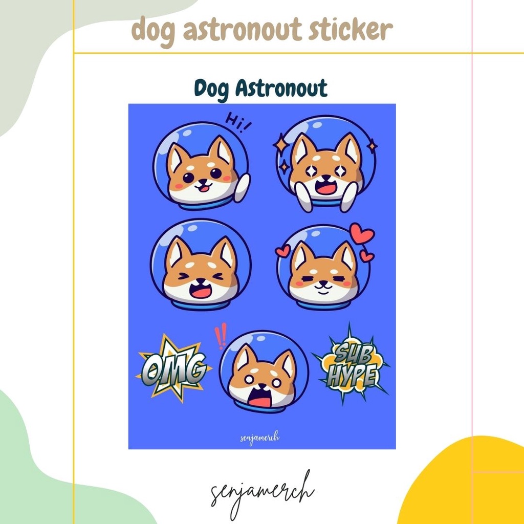 

Senjamerch - Cat Astronout Sticker Sheet