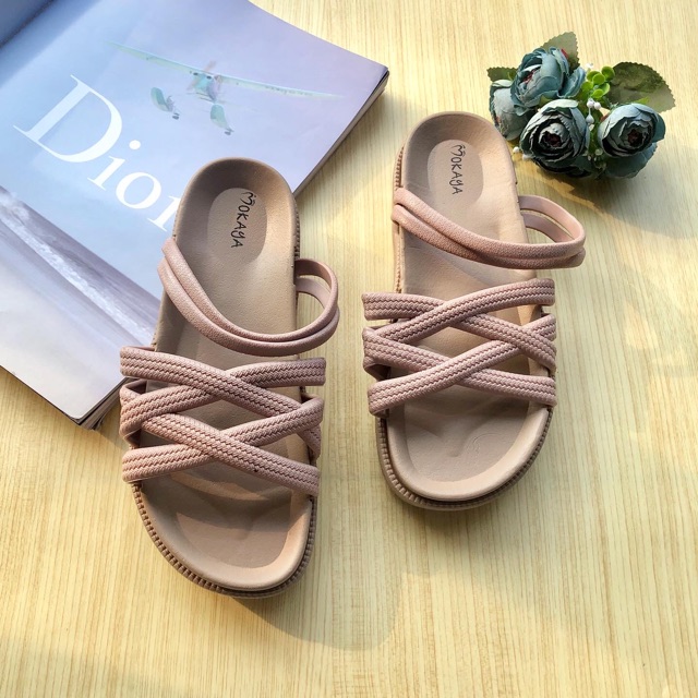 Sandal Gladiator Tebal 4cm Import Mokaya 1606-3A dan 1606-183